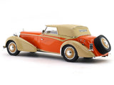 1934 Hispano Suiza J12 Cabriolet by Vanvooren top up 1:43 Esval Models scale model car.