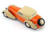 1934 Hispano Suiza J12 Cabriolet by Vanvooren top up 1:43 Esval Models scale model car.