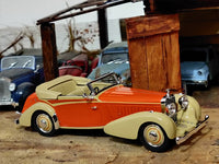 1934 Hispano Suiza J12 open Convertible by Vanvooren 1:43 Esval models scale model car.