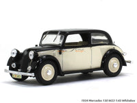 1934 Mercedes 130 W23 1:43 Whitebox diecast Scale Model Car.