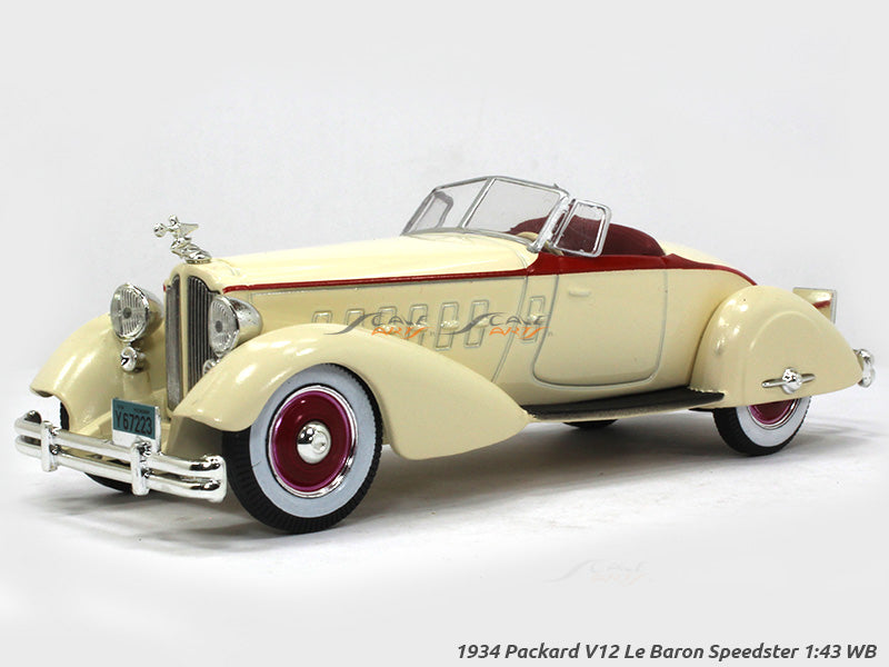 1934 Packard V12 Le Baron Speedster 1:43 Whitebox diecast Scale 