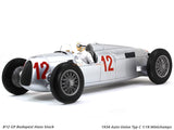 1936 Auto Union Typ C #12 Hans Stuck 1:18 Minichamps diecast scale model car.