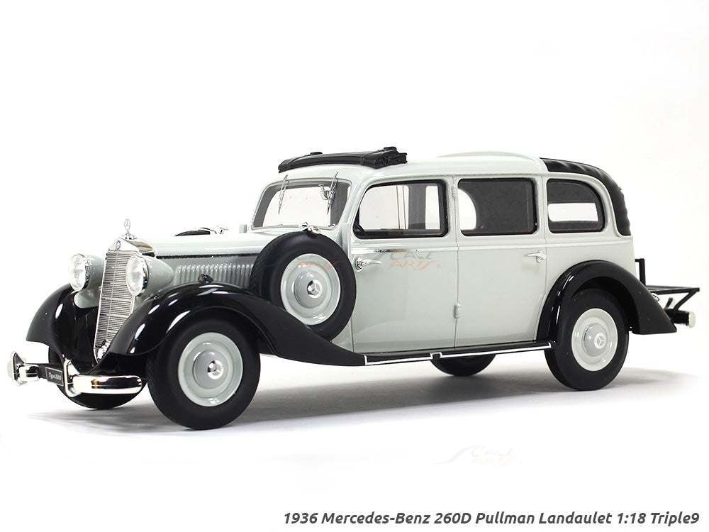 Mercedes 260D Pullman Landaulet 1936 – Triple9 1/18 – Résine Rouge Et Noir