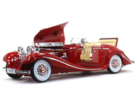 1936 Mercedes-Benz 500K Special Roadster red 1:18 Maisto diecast Scale Model car.