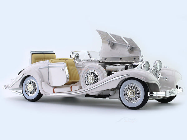 Modell Auto Maisto Mercedes Benz 500 K Special Roadster 1936 1:18 In - Foto 5
