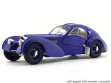 Solido 1:18 1937 Bugatti 57SC Atlantic dark blue diecast Scale Model collectible