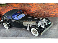 1937 Duesenberg SJ Town Car Chassis 2405 by Rollson for Mr Rudolf Bauer half open 1:18 Esval models scale car.