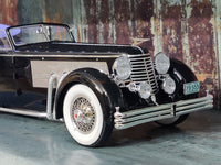 1937 Duesenberg SJ Town Car Chassis 2405 by Rollson for Mr Rudolf Bauer open 1:18 Esval models scale car.