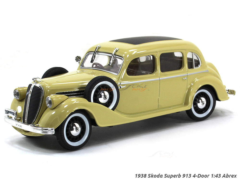 1938 Skoda Superb 913 4-Door 1:43 Abrex diecast Scale Model Car