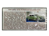 1939 Cadillac Series 75 Fleetwood Convertible Sedan 1:43 Esval models scale model car.