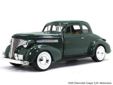 1939 Chevrolet Coupe 1:24 Motormax diecast scale model car.