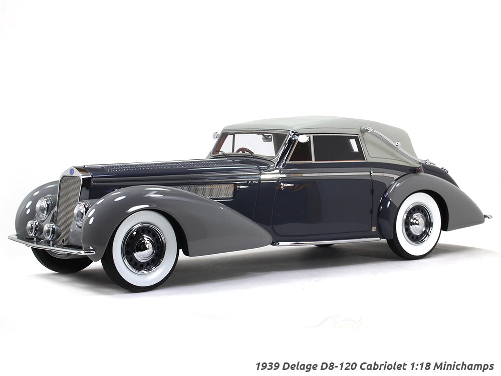 1939 Delage D8-120 Cabriolet 1:18 Minichamps scale model car