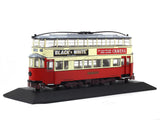 1939 Feltham Tram Metropolitan 1:76 Atlas diecast scale model bus.