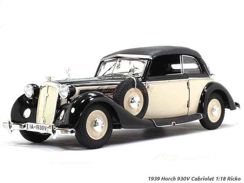Kit Maquette Horch 855 Roadster 1937 - 1/87 - Métal Blanc Non Peint - MEX