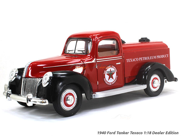 1940 Ford Tanker Texaco 1:18 Dealer Edition diecast Scale Model car.