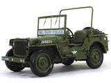 1941 Jeep Willys US Army 1:18 Auto World diecast scale model car.