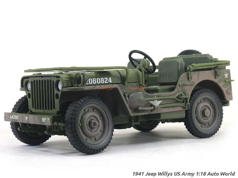 中古カー模型　Jeep Willys (1941) 1941 JEEP WILLYS 1/10 Scale 2.4G 4WD RTR Military RC Truck