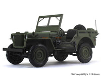 1942 Willys Jeep 1:18 Norev diecast scale model car