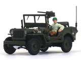 1944 Jeep CJ-5 1/4 Ton US Army 1:43 Cararama diecast Scale Model Car.