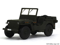 1947 Willys Jeep 1:43 DeAgostini diecast scale model car