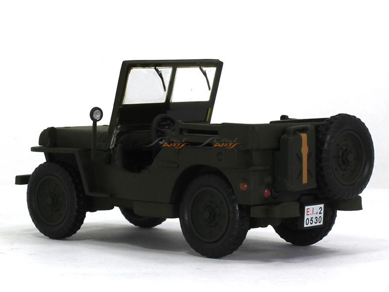 1947 Willys Jeep 1:43 DeAgostini diecast scale model car | Scale Arts India