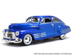 1948 Chevy Aerosedan Fleetline 1:24 Motormax diecast scale model car.