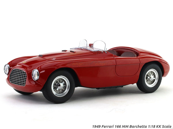 1949 Ferrari 166 MM Barchetta 1:18 KK Scale diecast model car.