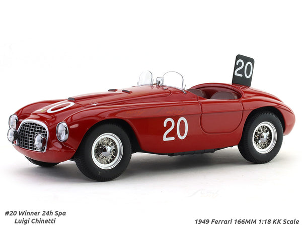 1949 Ferrari 166 MM #20 Winner 24h Spa 1:18 KK Scale diecast model car