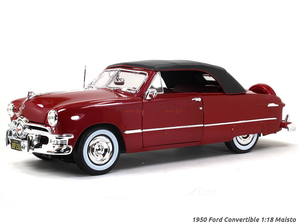 1950 Ford Convertible 1:18 Maisto diecast Scale Model car | Scale