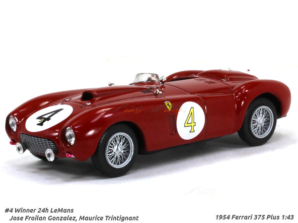 1954 Ferrari 375 Plus #4 Winner 24h LeMans 1:43 diecast Scale Model Car |  Scale Arts India