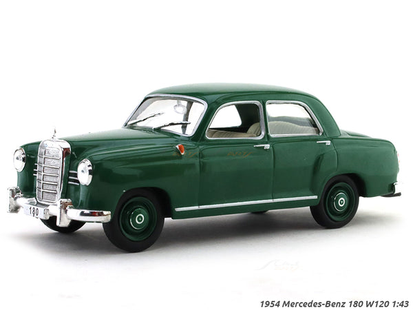 1954 Mercedes-Benz 180 W120 1:43 diecast scale model car collectible.