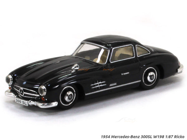 1954 Mercedes-Benz 300SL W198 black 1:87 Ricko HO Scale Model car