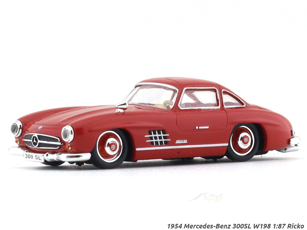 1954 Mercedes-Benz 300SL W198 red 1:87 Ricko HO scale model car