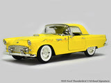 1955 Ford Thunderbird yellow 1:18 Road Signature Yatming diecast scale model car.