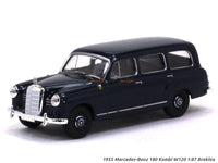 1955 Mercedes-Benz 180 Kombi W120 blue 1:87 Brekina HO Scale Model car