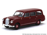 1955 Mercedes-Benz 180 Kombi W120 red 1:87 Brekina HO Scale Model car