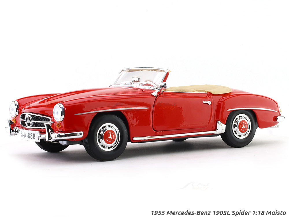 ミニカー Mercedes-Benz 190 SL 1/18 1:18 Mercedes 1955 Mercedes-Benz 190SL Spider 1:18 Maisto diecast scale model