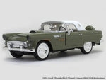 1956 Ford Thunderbird Closed Convertible 1:24 Motormax diecast scale model car.