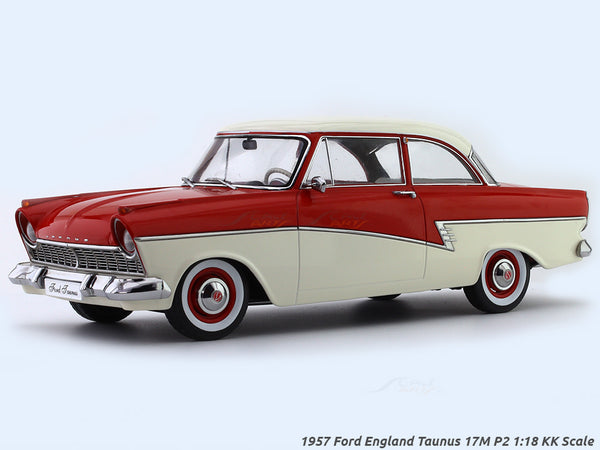 1957 Ford England Taunus 17M P2 red 1:18 KK Scale diecast scale model