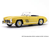 1957 Mercedes-Benz 300 SL roadster W198 yellow 1:18 Norev diecast scale model collectible