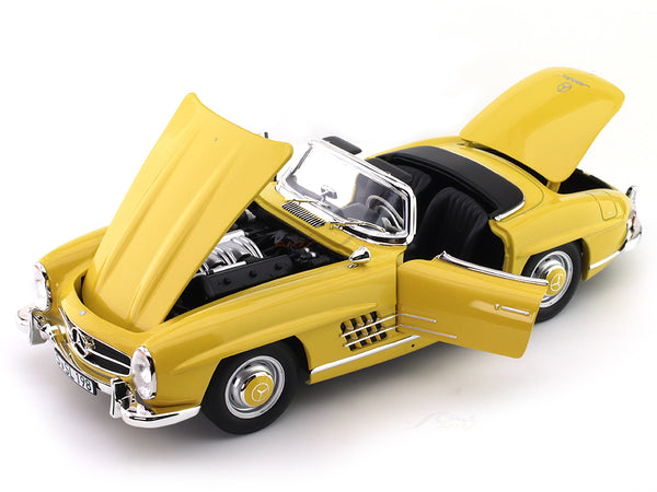 NOREV B66040669 Scale 1/18  MERCEDES BENZ SL-CLASS 300SL ROADSTER SPIDER  (W198 II) 1957 YELLOW