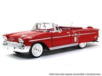 1958 Chevrolet Impala convertible 1:24 Motormax diecast scale model car.
