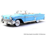 1958 Chevy Impala Convertible 1:18 Motormax diecast scale model car.