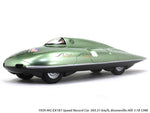 1959 MG EX181 Speed Record Car 395.31 km/h Bonneville Hill 1:18 CMR Scale Model Car.