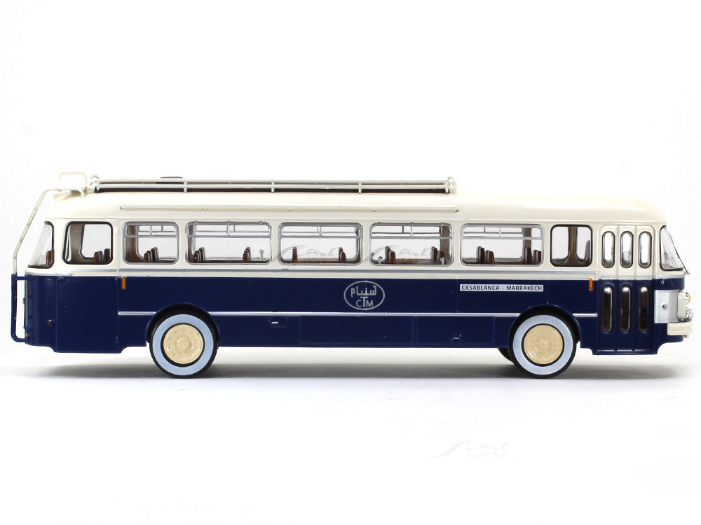 Miniature Norev 1/43 - Bus Car Saviem SC1 Service Scolaire 1964 - Très Bon état
