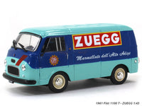 1961 Fiat 1100 T ZUEGG 1:43 diecast Scale Model van.