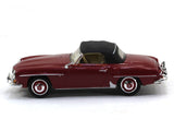 1961 Mercedes-Benz 190 SL W121 BII softtop red 1:87 Ricko HO Scale