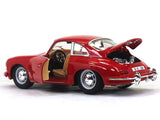 1961 Porsche 356B Coupe red 1:24 Bburago diecast Scale Model car