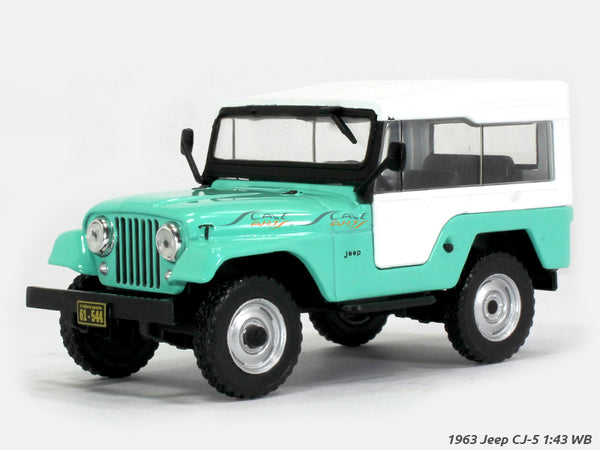 1963 Jeep CJ 5 1:43 Whitebox diecast Scale Model Car