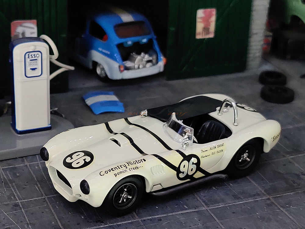 1963 Shelby AC Cobra #96 Allen Grant 1:43 Box Models diecast Scale